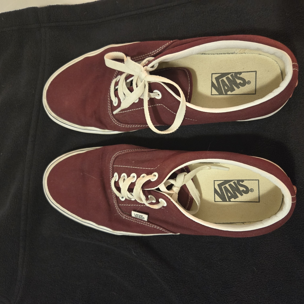 Vans Men's Deep Red Sneakers